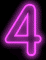 Neon Zahlen Gif Datei